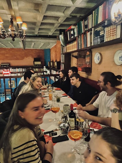 Farewell dinner at Mozart