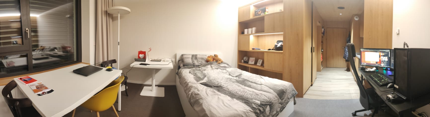 Panorama of the new room